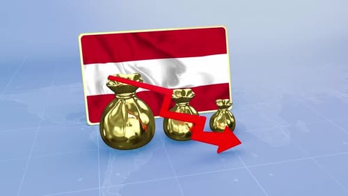 Austria Reserves Decline Economic Crisis Data Graph Infographic