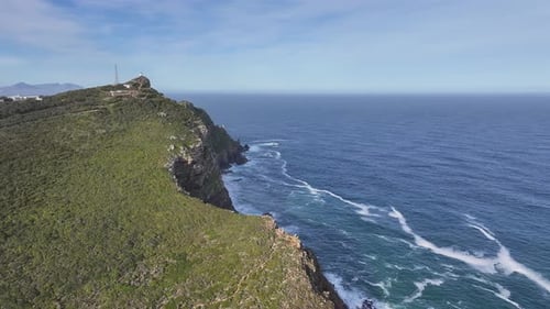 Famous Cape Point At Cape Town In Western Cape South Africa.