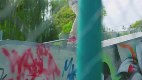 Skateboarding Tricks in the Park