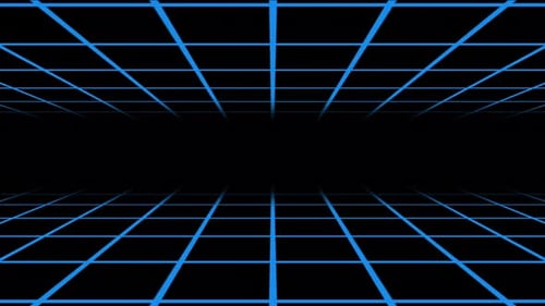 Moving Perspective Grid Background Loop