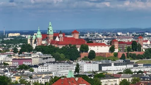 Krakow, Poland. Wawel royal Castle