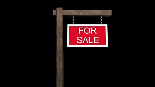 For Sale Sign 01 4k