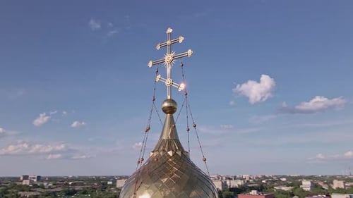 The Golden Dome of the Orthodox Christian Church