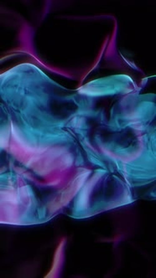 Blue and Magenta Abstract Liquid Background Loop