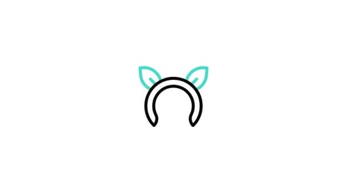 Animiertes Stirnband-Symbol