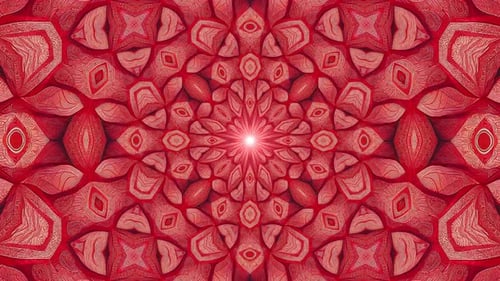 Abstract Fractal Red Eye