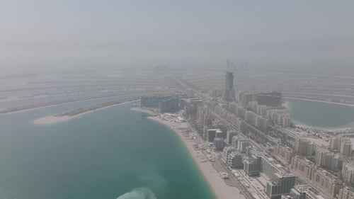 The Palm island in Dubai United Arab Emirates