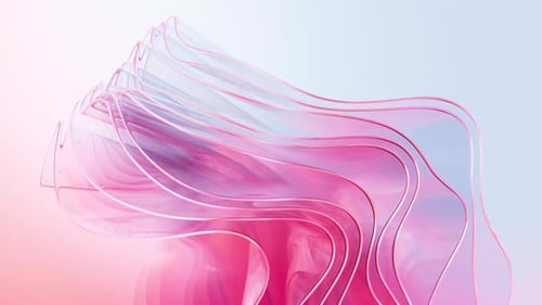 Abstract Fluid Wavy Shapes Smooth Loop Background