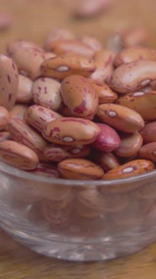 Vertical Video of Kidney Beans (Rajma)