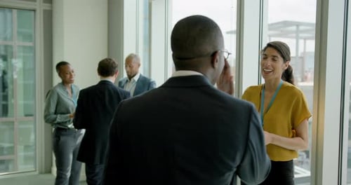 Business People Networking at Corporate Conference