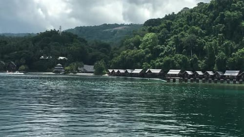 4K video of a philippine island