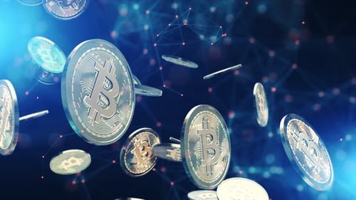 Bitcoin Network Technology Concept