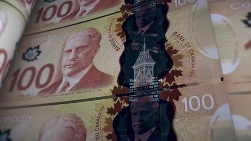 Canadian 100 Dollar Banknotes