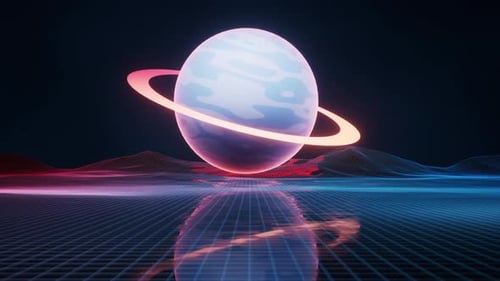 Planeten- und Weltraum-Hintergrund