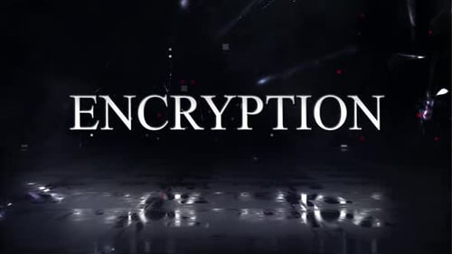 Encryption Technology Word