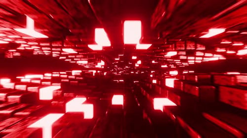 New Stone Hell Red Neon Moved Wall VJ Seamless Loop Hintergrund