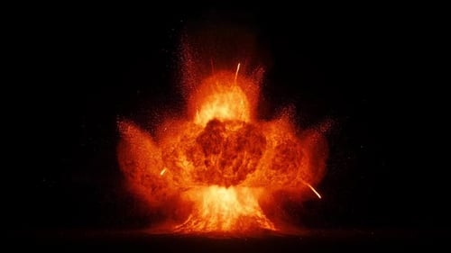 Ground Impact Explosion