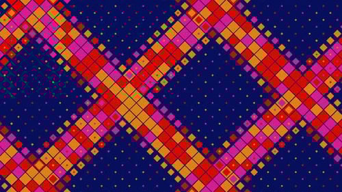 Vibrant Kaleidoscopic Patterns for Endless VJ Loop Experience at Music Events