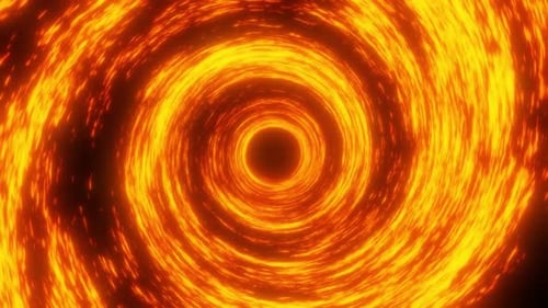 Fire Glowing Tunnel