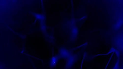 Futuristic Blue Neon Abstract Energy Loop Background