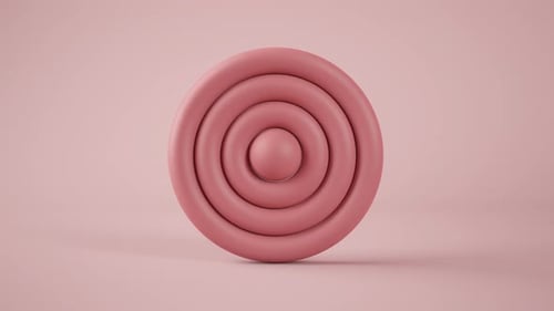 Animation touristique satisfaisante en boucle 3D