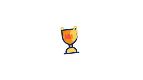 Animiertes Pokalsymbol