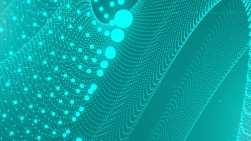 Particle Technology Background Design, Futuristic technology concept.