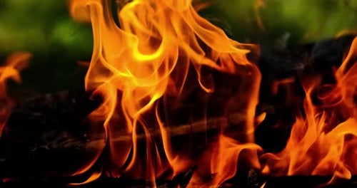 Flamme de feu cinématographique