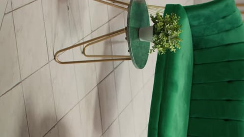 Vertical Video Modern Lounge Area with Classy Decor