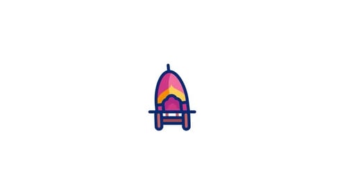 Animated Flat Design Boat Icon for Travel and Transportation