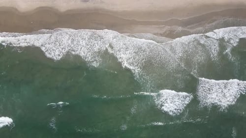 Aerial Drone Shot of San Diego Ocean