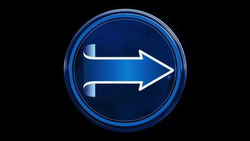 Pin Arrow Clipart Blue