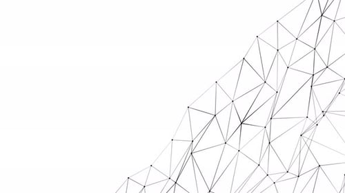 Abstract Plexus Technology Network Connecting Dots Background Loop