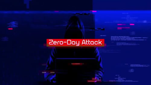 Glitchy Digital Hacker Text Reveal for Cyber Security Content