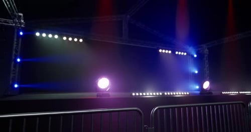 Dynamic Stage Spotlights Event Background Animation