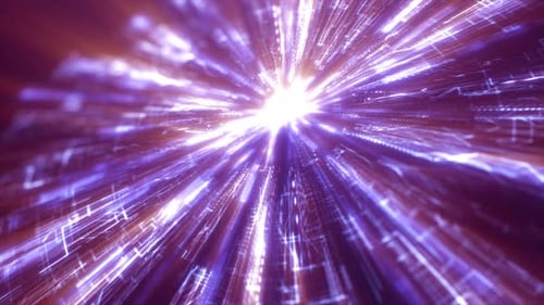 Abstract blue glowing circle energy futuristic computer digital hi-tech swirling abstract background