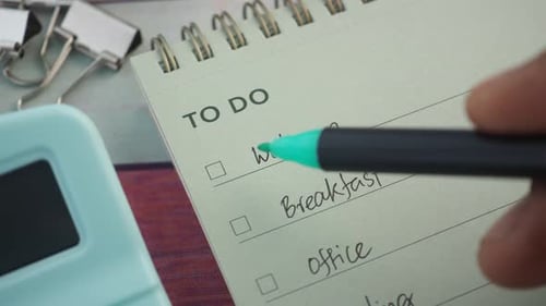 Organizing Daily Tasks with a Todo List