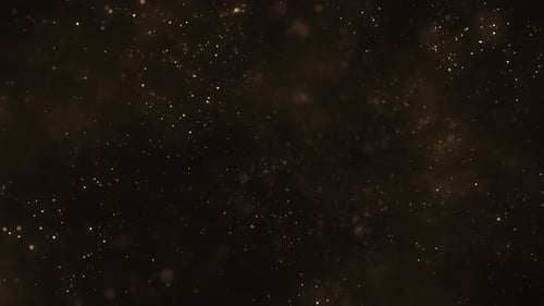 Golden Glitter Sparkles Overlay Background Loop