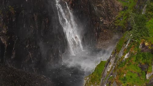 Voringsfossen Waterfall, Mabodalen Canyon Norway