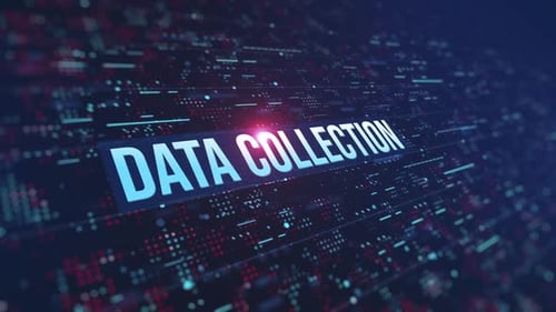 Data Collection Digital Background