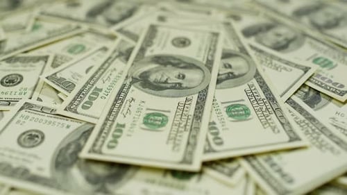 Pile of Money One Hundred Dollar Bills