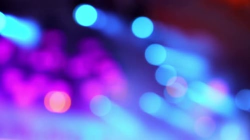 Vibrant Bokeh Light Effects Background Animation