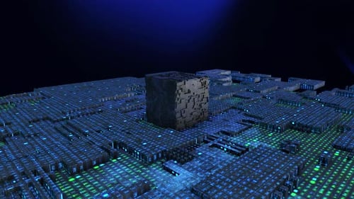 Block chain. blockchain Technology concept
