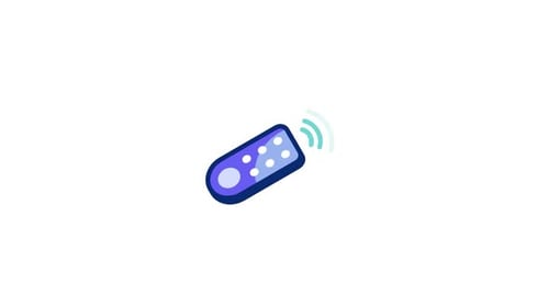 Animated Modern Remote Control Signal Icon