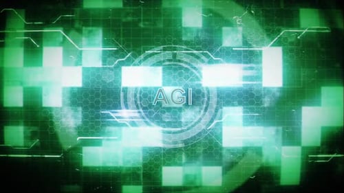 Futuristic Text Reveal with Glitch and Digital Circuitry Elements