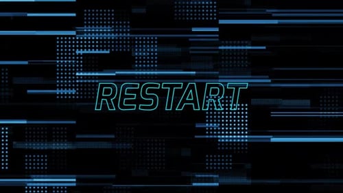 Restart text background.