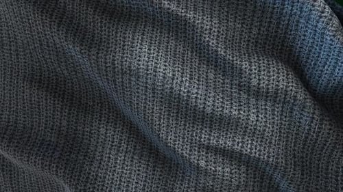 Seamlessly Waving Knitted Fabric Texture Loop Background