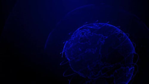 Abstract World Map Background