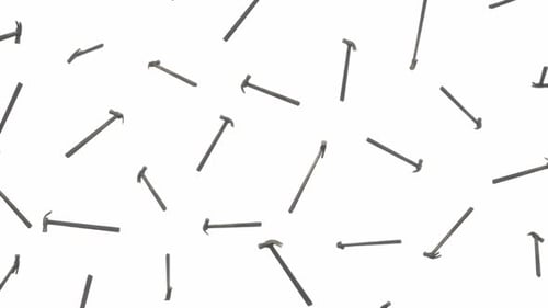 Seamless Loop of Rotating Claw Hammers Pattern