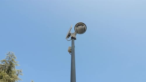 Surveillance Camera in the City